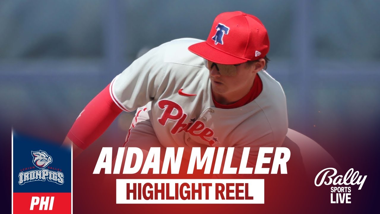 Phillies SS Aidan Miller 2025 Minor League Baseball Highlights | Bally Sports Live