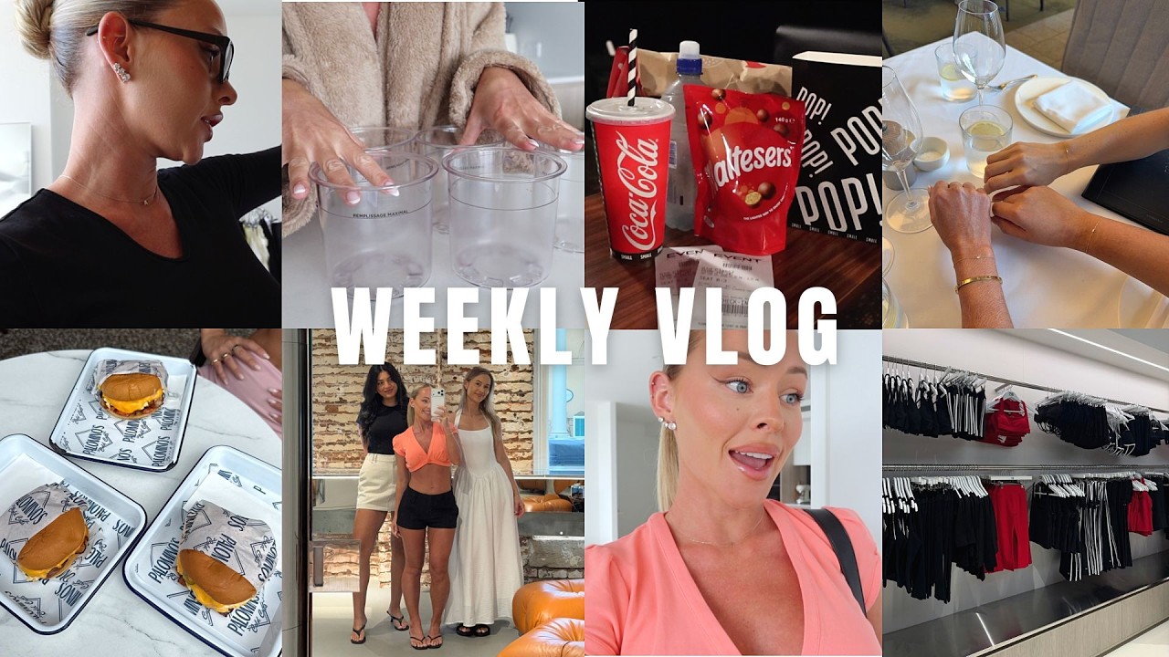 WEEKLY VLOG | black forest ninja creami recipe, CSB event, thrifter, soldered bracelets, groceries!