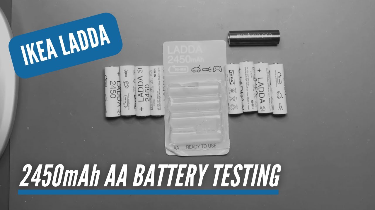 Test baterii IKEA LADDA 2450 AA