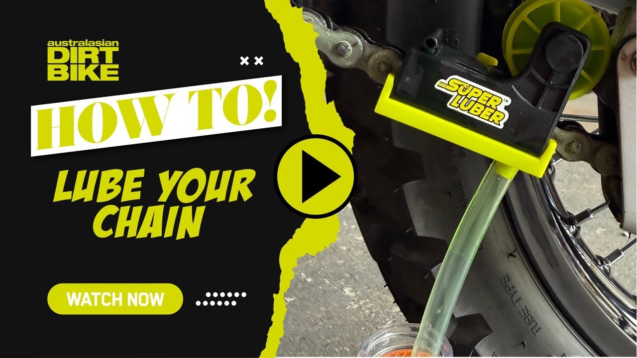 How To Lube  A Dirtbike Chain - SuperLuber