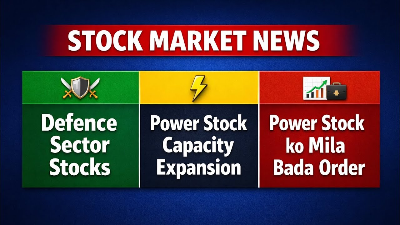 Defence sector stocks news, Power sector stock ne kiya capacity expansion | 6 stocks in focus