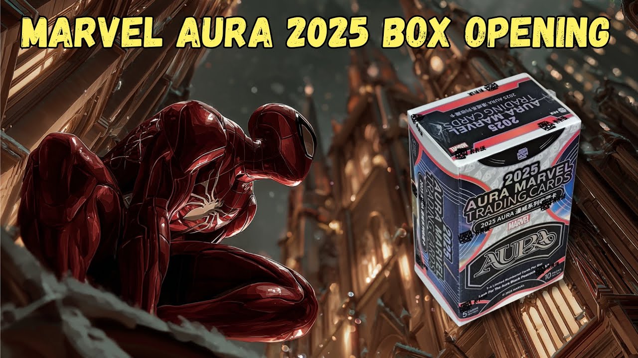 We opened a Marvel Aura 2025 Hobby Box (Kakawow) And this is what we got