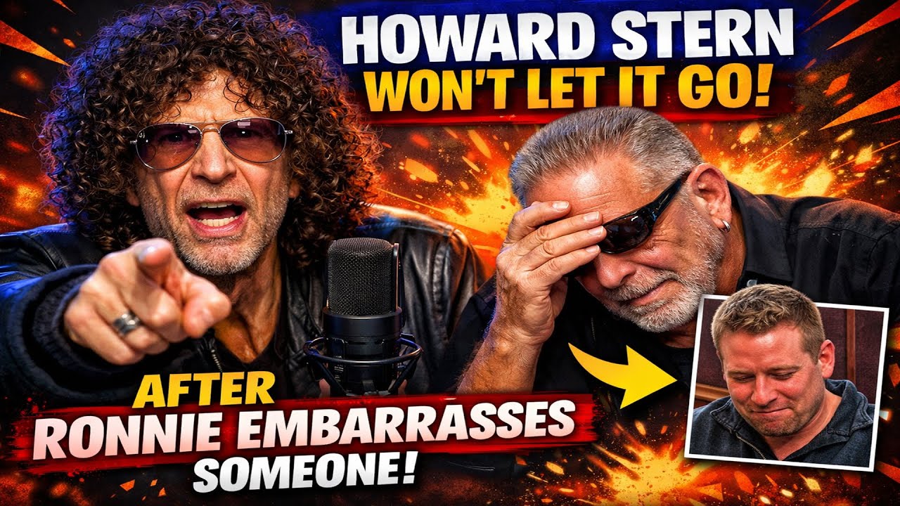 **Howard Stern Won’t Let It Go After Ronnie Embarrasses Someone** 😬🔥