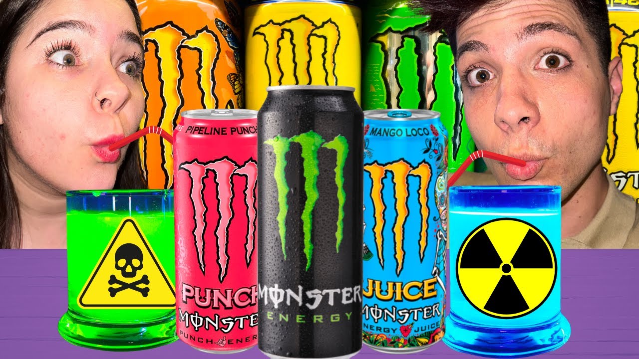 ПИЕМ 1ОО ВИДА MONSTER !!!