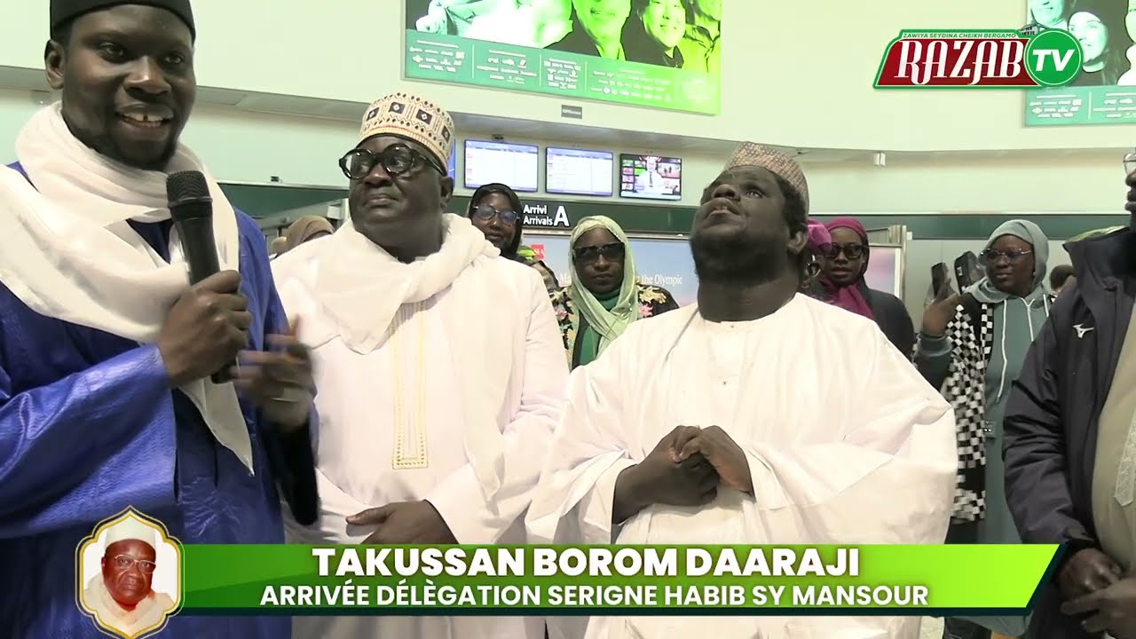 ITALIE - BERGAMO: Arrivée Serigne Habib Sy Mansour et El Hadji Sam Mboup - TAKUSSAN SERIGNE MANSOUR