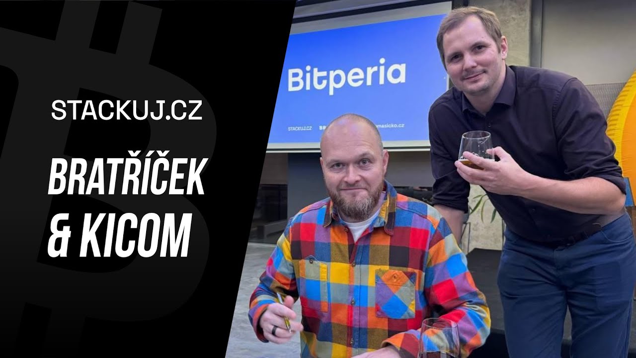Stackuj Live: Kicom & Bratříček o bitcoinu, politice, a tatarce