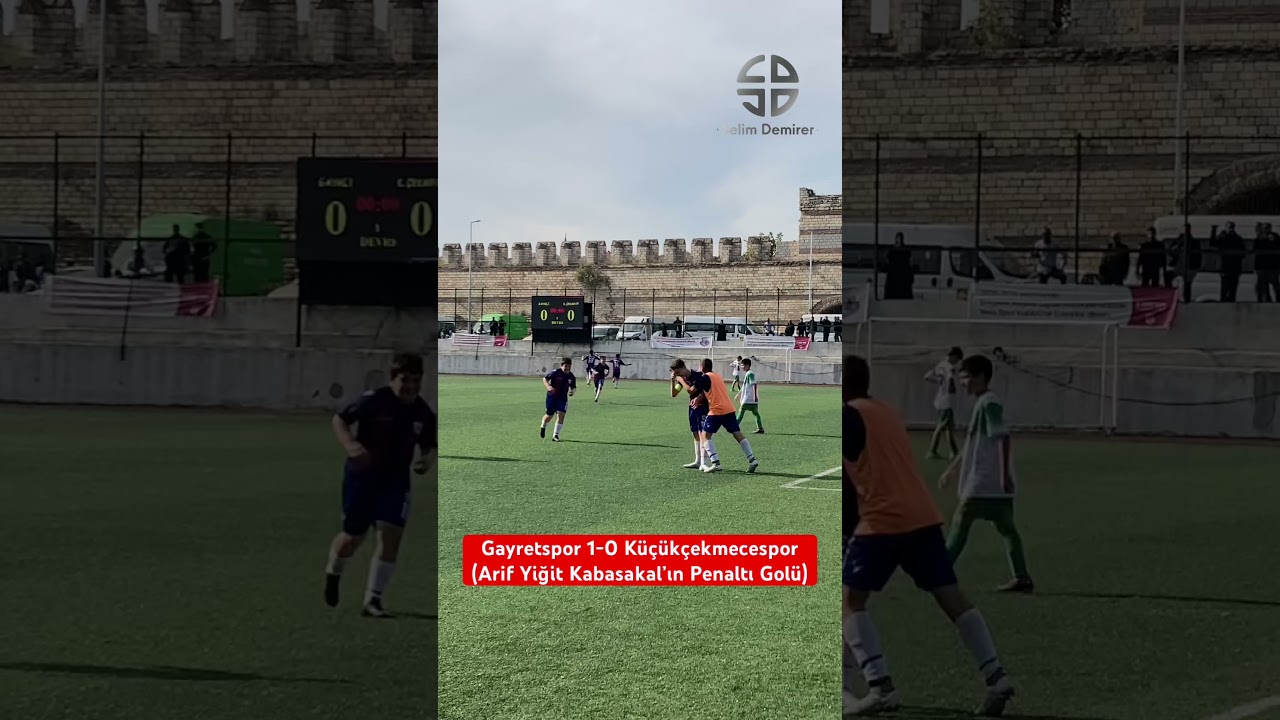 Gayretspor 1-0 Küçükçekmecespor (Arif Yiğit Kabasakal’ın penaltı golü)
