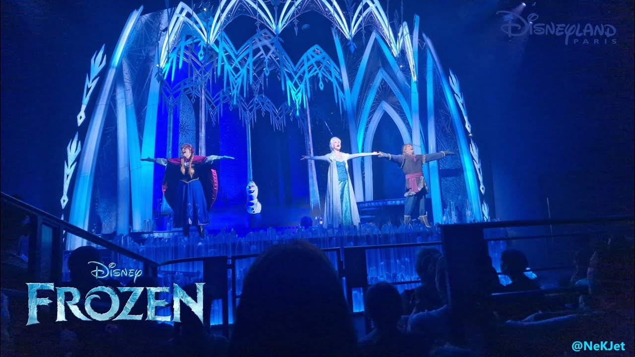 LA REINE DES NEIGES : UNE INVITATION MUSICALE - DISNEYLAND PARIS ( SPECTACLE 2022 , 4K60FPS )