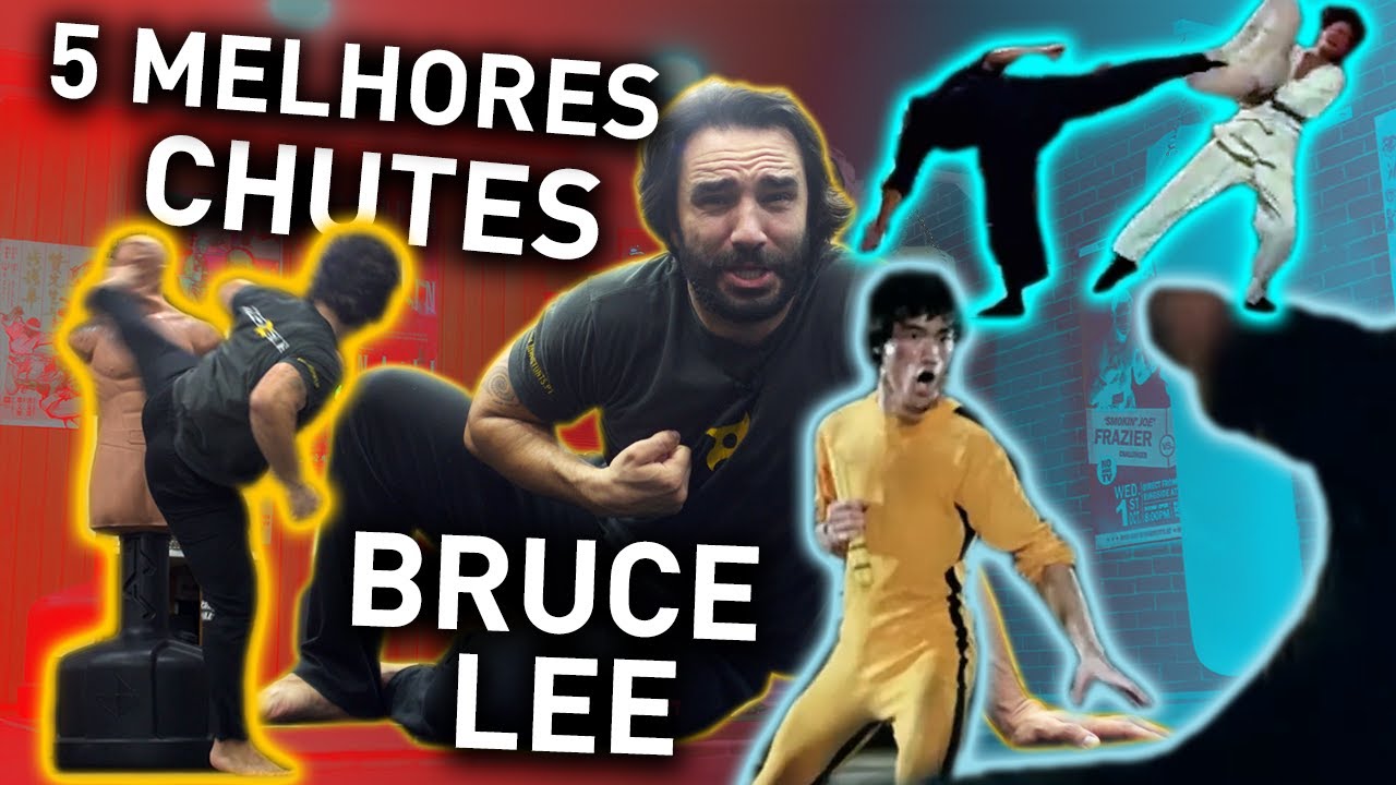 Os 5 Melhor Chutes do BRUCE LEE! (Tentei imitar!)