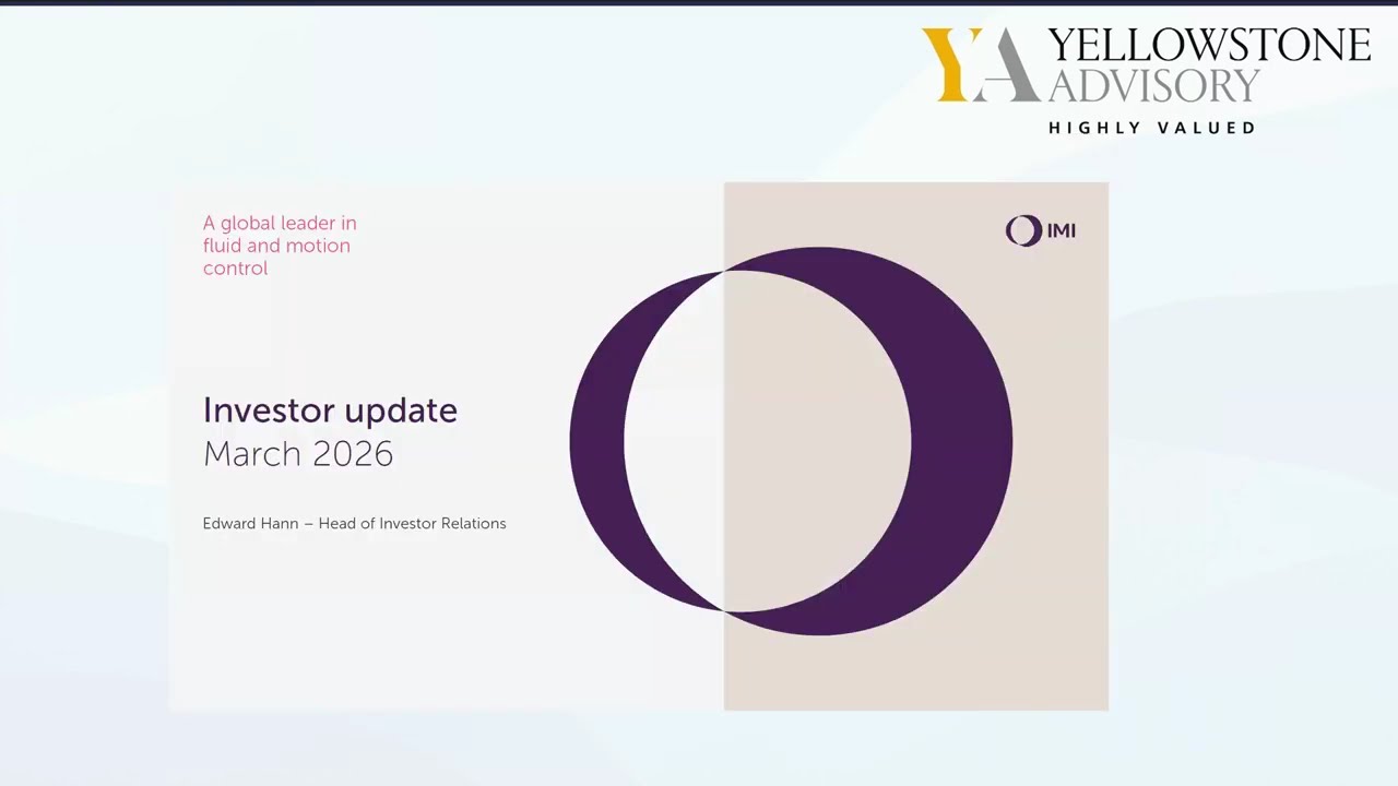 IMI Plc FY25 Private Investor Webinar: March 2026