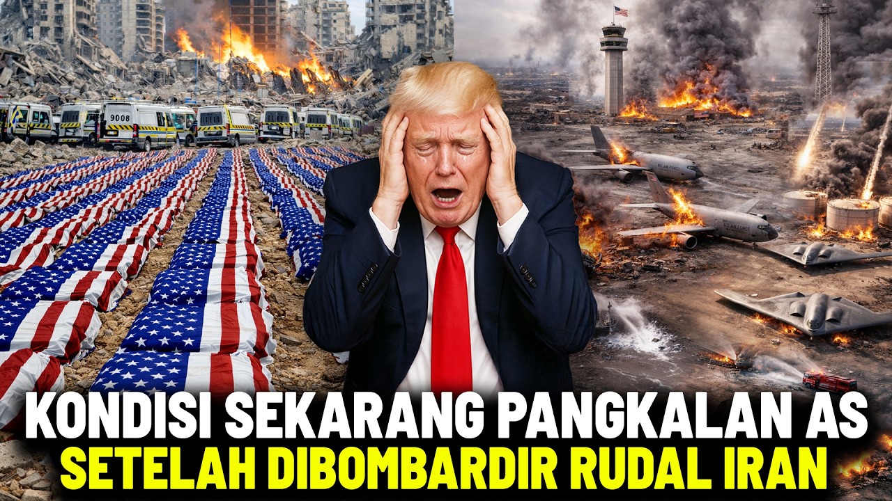 TRUMP BERBOHONG LAGI, IRAN TOLAK GENCATAN SENJATA!? Begini Kondisi Pangkalan AS Setelah Dirudal Iran