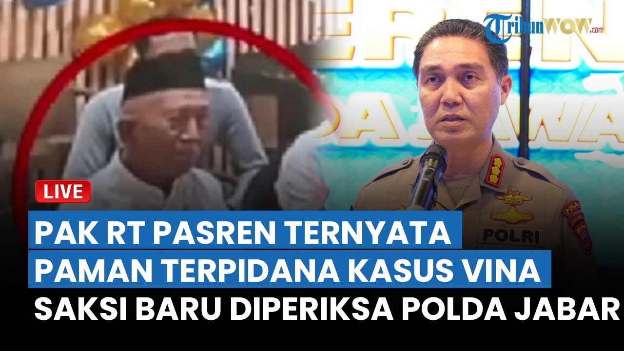 🔴BABAK BARU! Saksi Kasus Vina Diperiksa Polda Jabar, Ternyata Pak RT Pasren Paman Terpidana