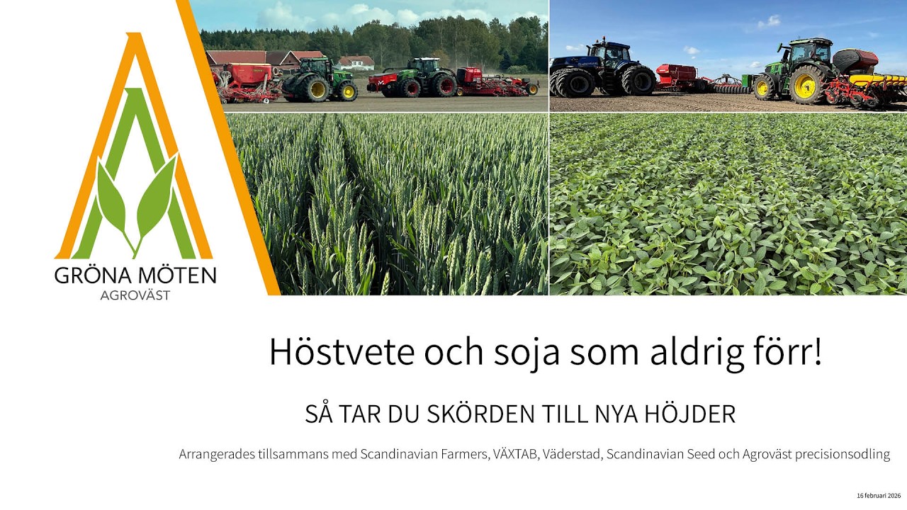 Höstvete och Soja som aldrig förr!