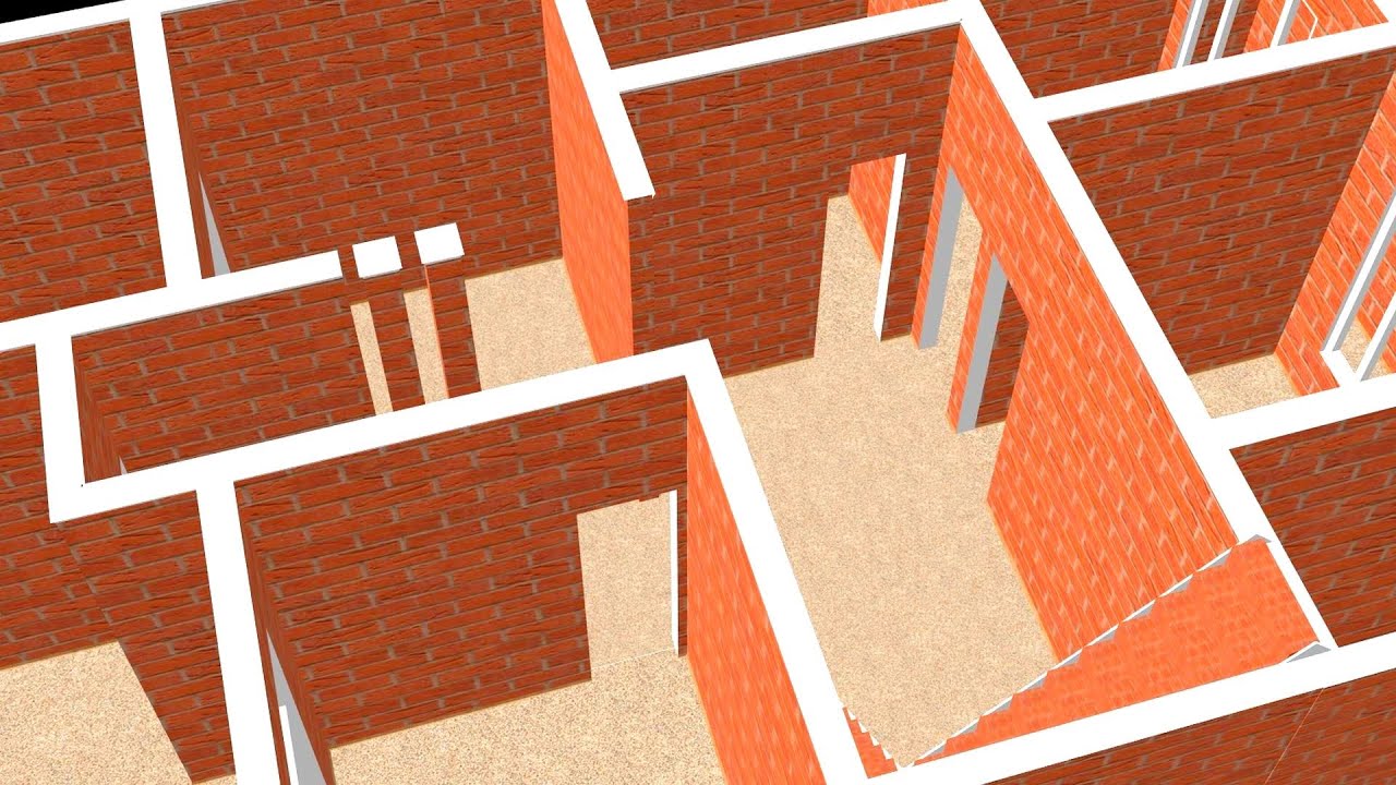 28x50 घर का नक्शा 3 BHK House Plan | 1400sqft House plan | 155 Gaj  |  28x50 ft Small House(8.5x15m)