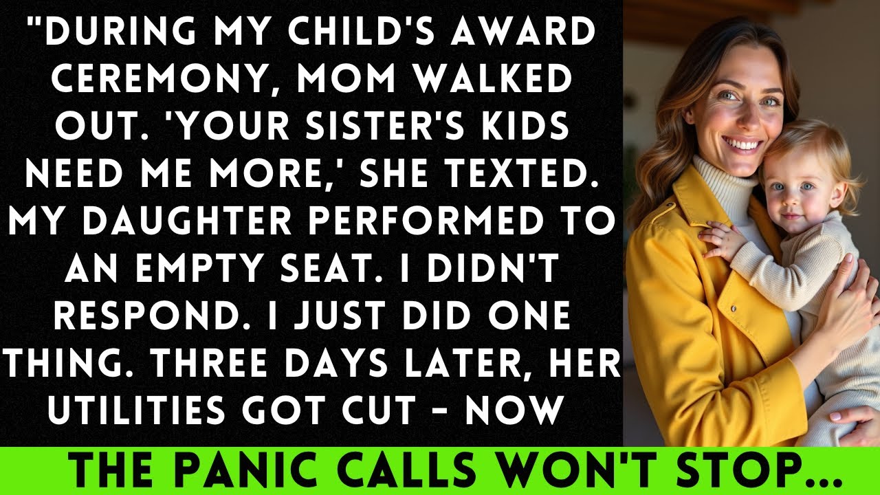 During My Child's Award Ceremony, Mom Walked Out. 'Your Sister's Kids Need Me More...