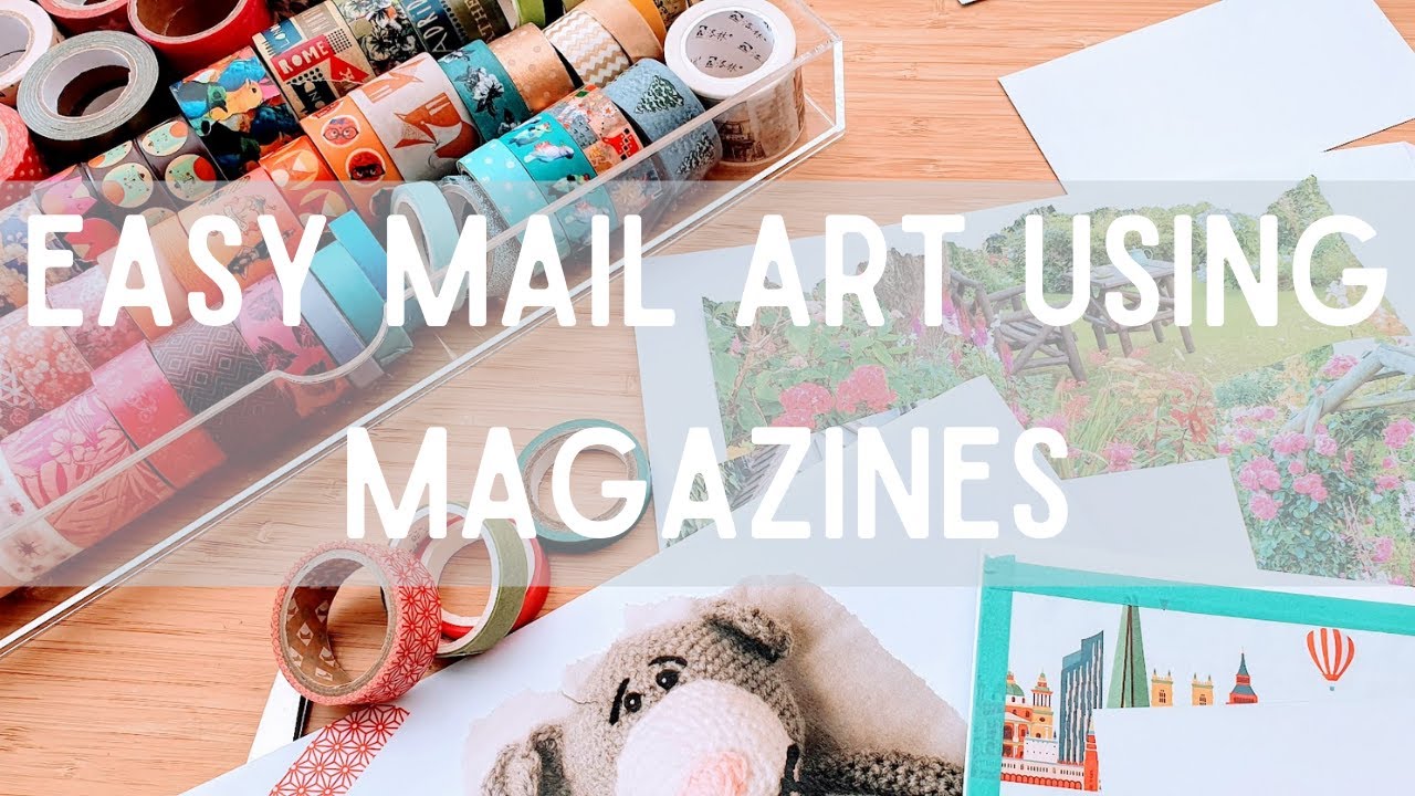 Easy Mail Art Using Magazines