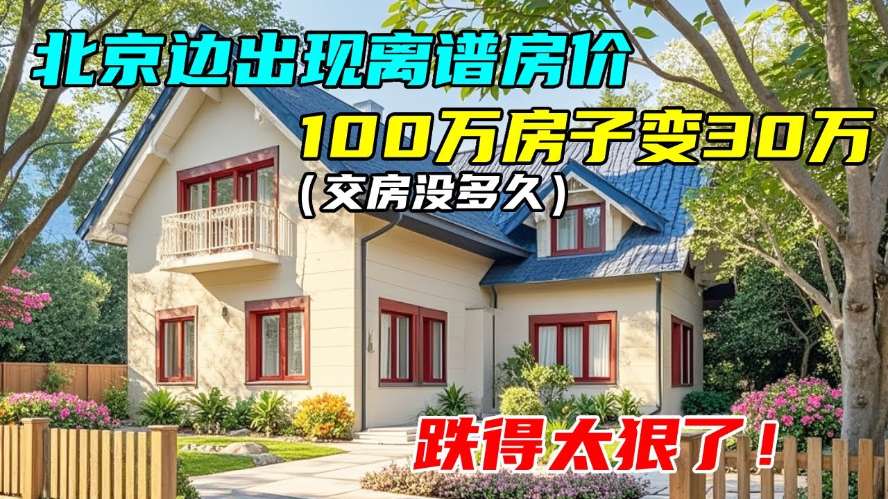 北京边出现离谱房价，100万房子刚交房没多久变30万，天哪这真的不是开玩笑？！#中国北京#中国内地#大陆房价#大陆别墅#北京别墅#大陆房子#北京房价