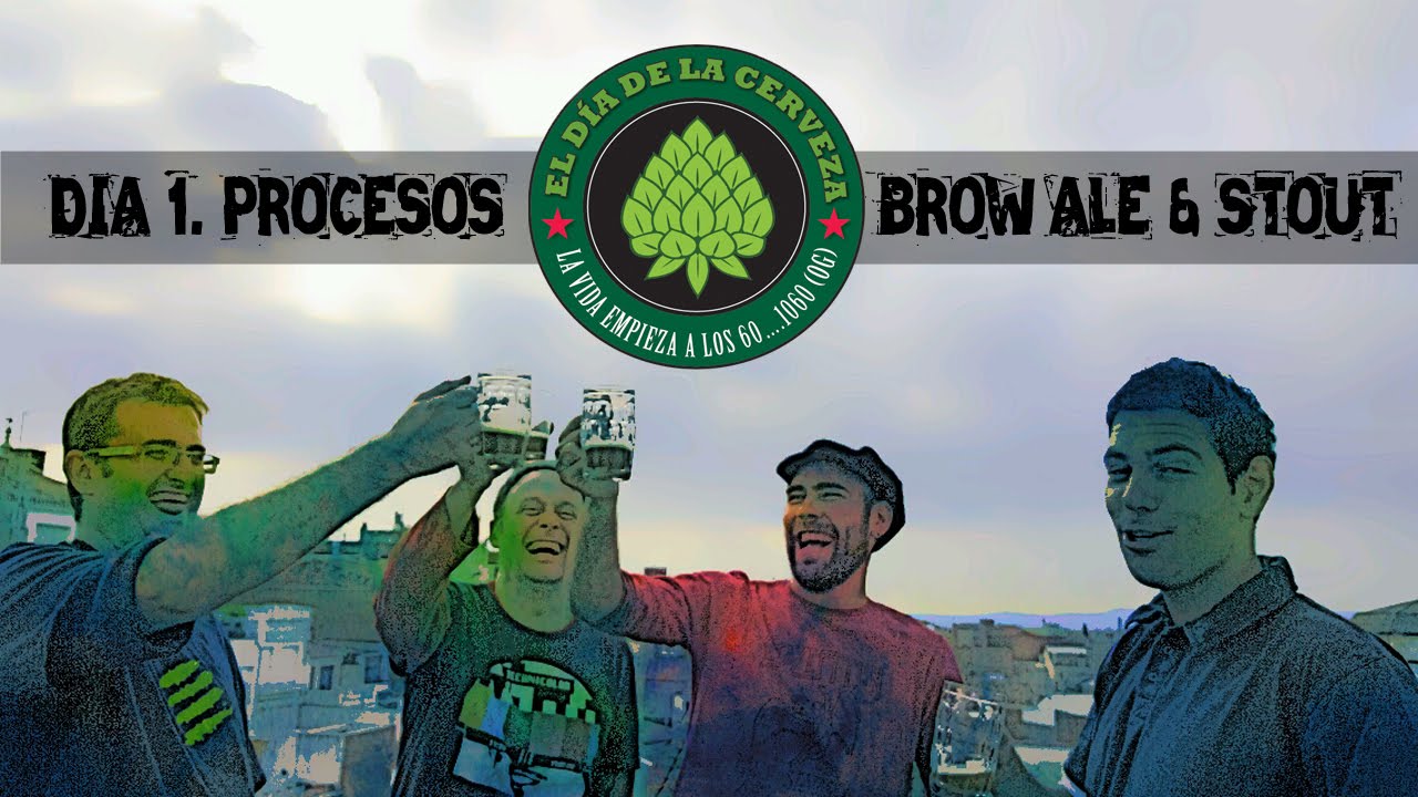 Cómo hacer cerveza artesanal en casa. Brown Ale y Stout  DIA 1.