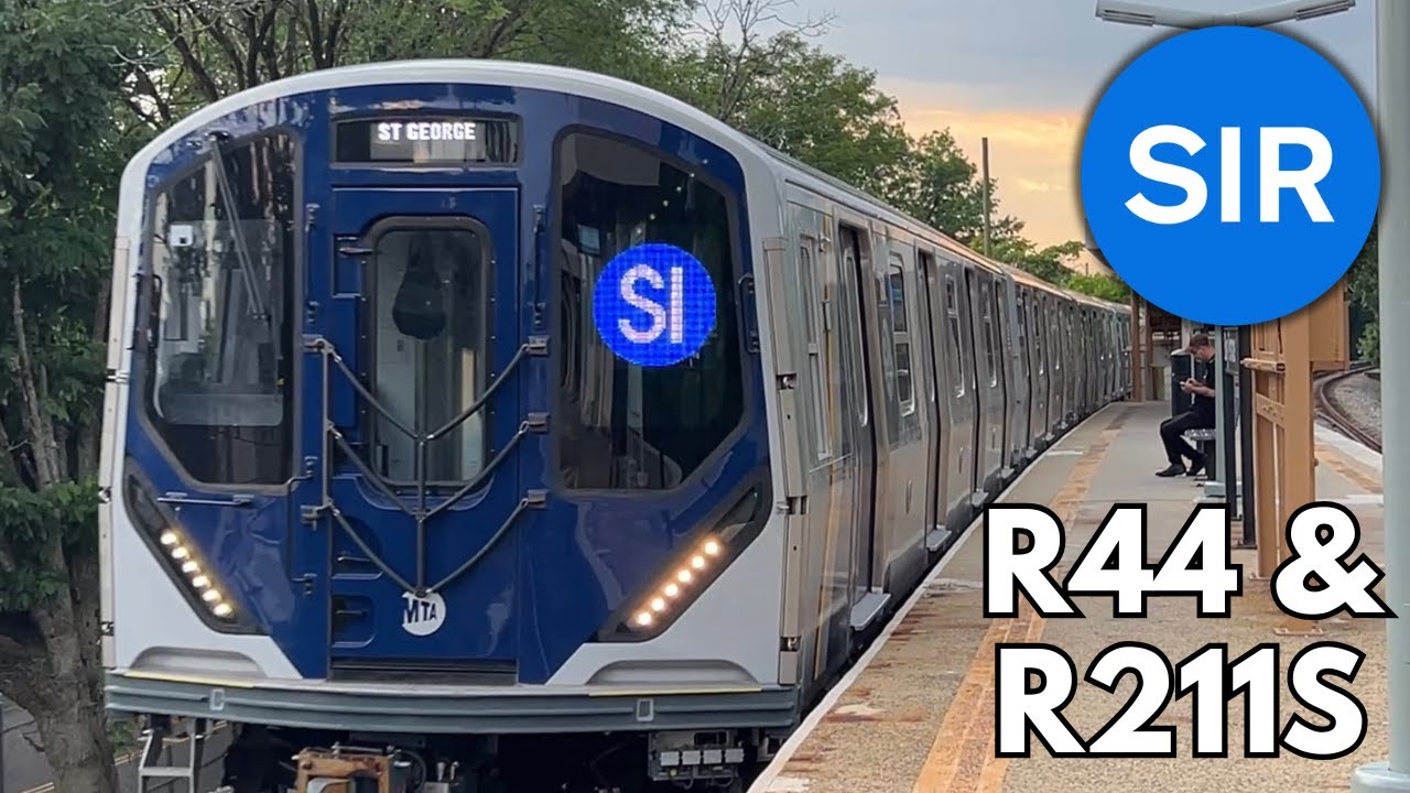 Staten Island Railway: R44 & R211S Local and Express trains @ Bay Terrace