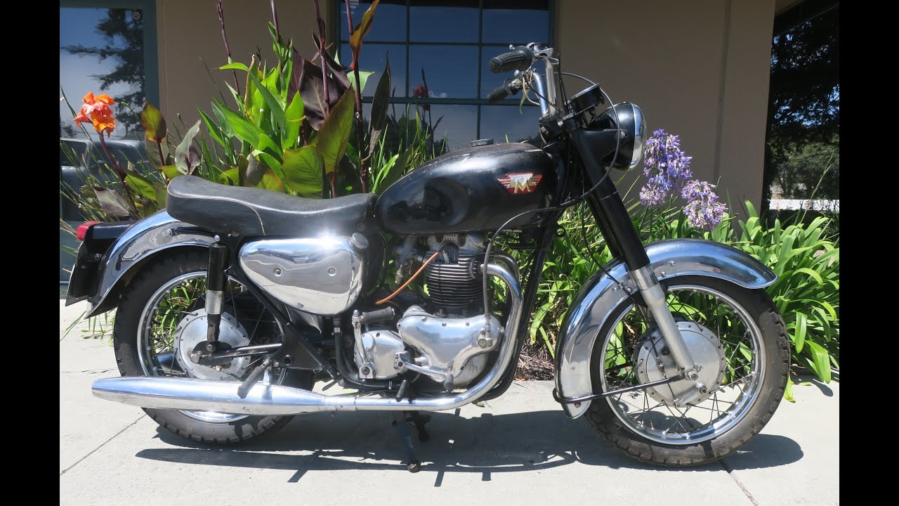1966 Matchless G15 750c start and ride video for BAT auction