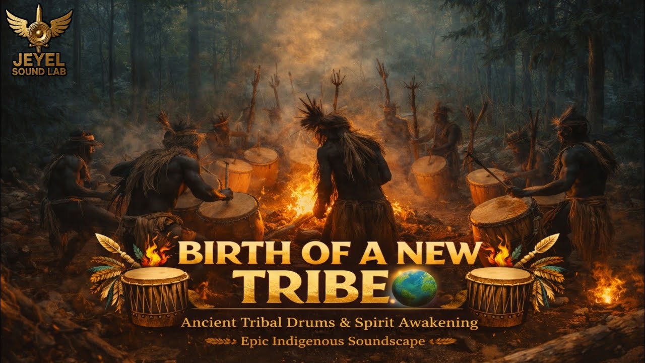 BIRTH OF A NEW TRIBE 🌍 Ancient Tribal Drums & Spirit Awakening | Epic Indigenous Soundscape