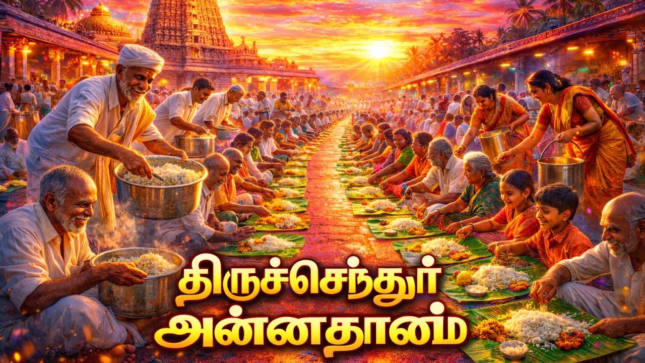 திருச்செந்தூர் முருகன் கோவில் அன்னதான சேவை | Heart Touching Annadhanam