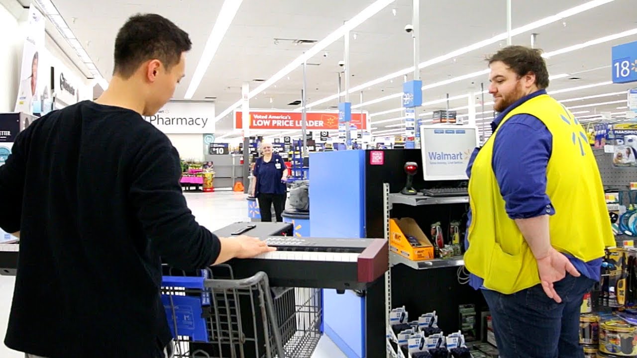 Playing Amazing Grace for Random People at Walmart