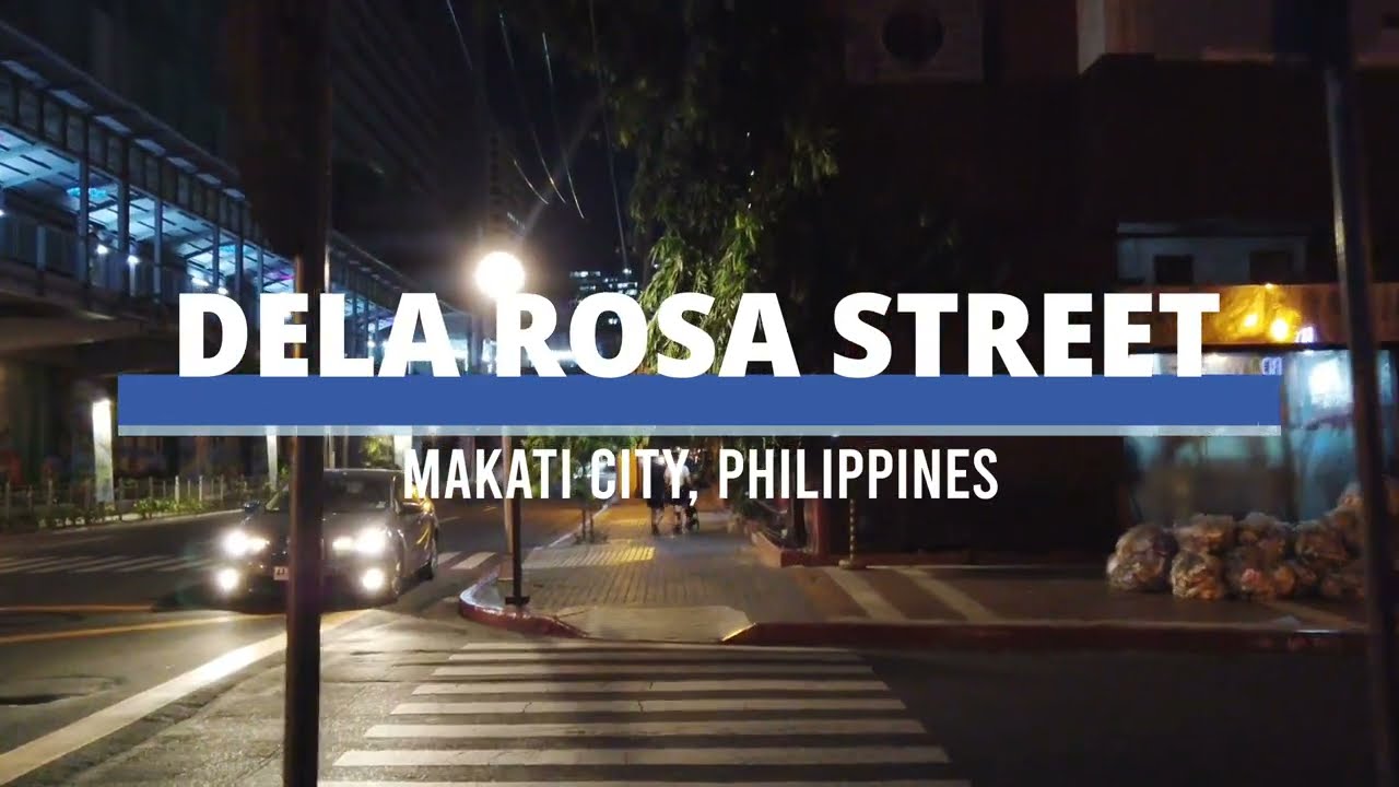 [4K] Night Walk at Dela Rosa Street | Makati City, Philippines (May 2022)