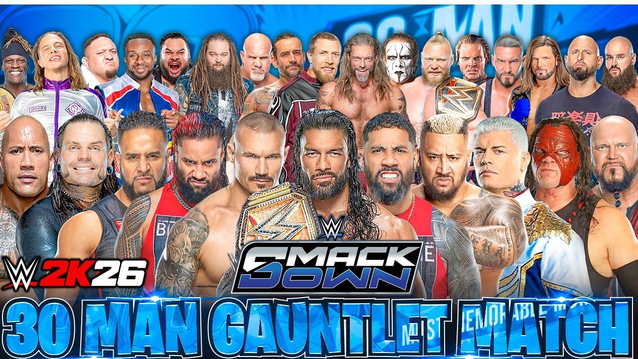 WWE 2K26 SmackDown Gauntlet Match – Absolute Chaos!