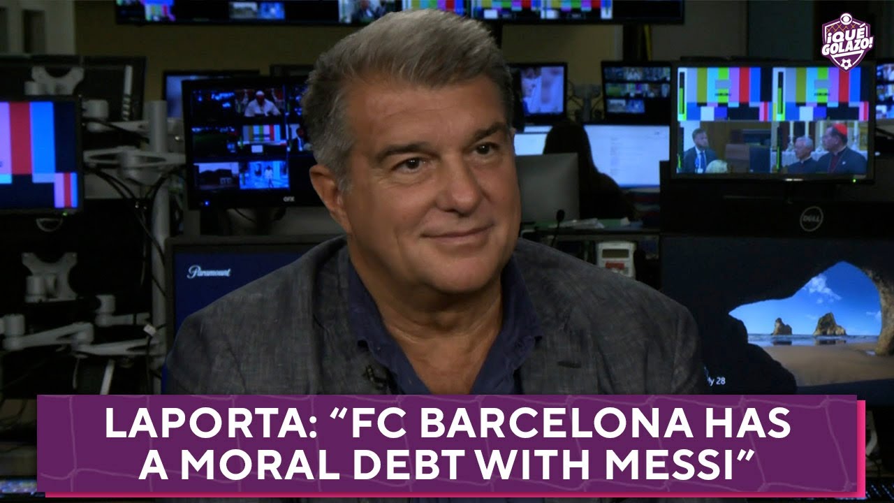 Joan Laporta talks Barcelona's transfers, financial levers, Leo Messi, more | Interview Part 1