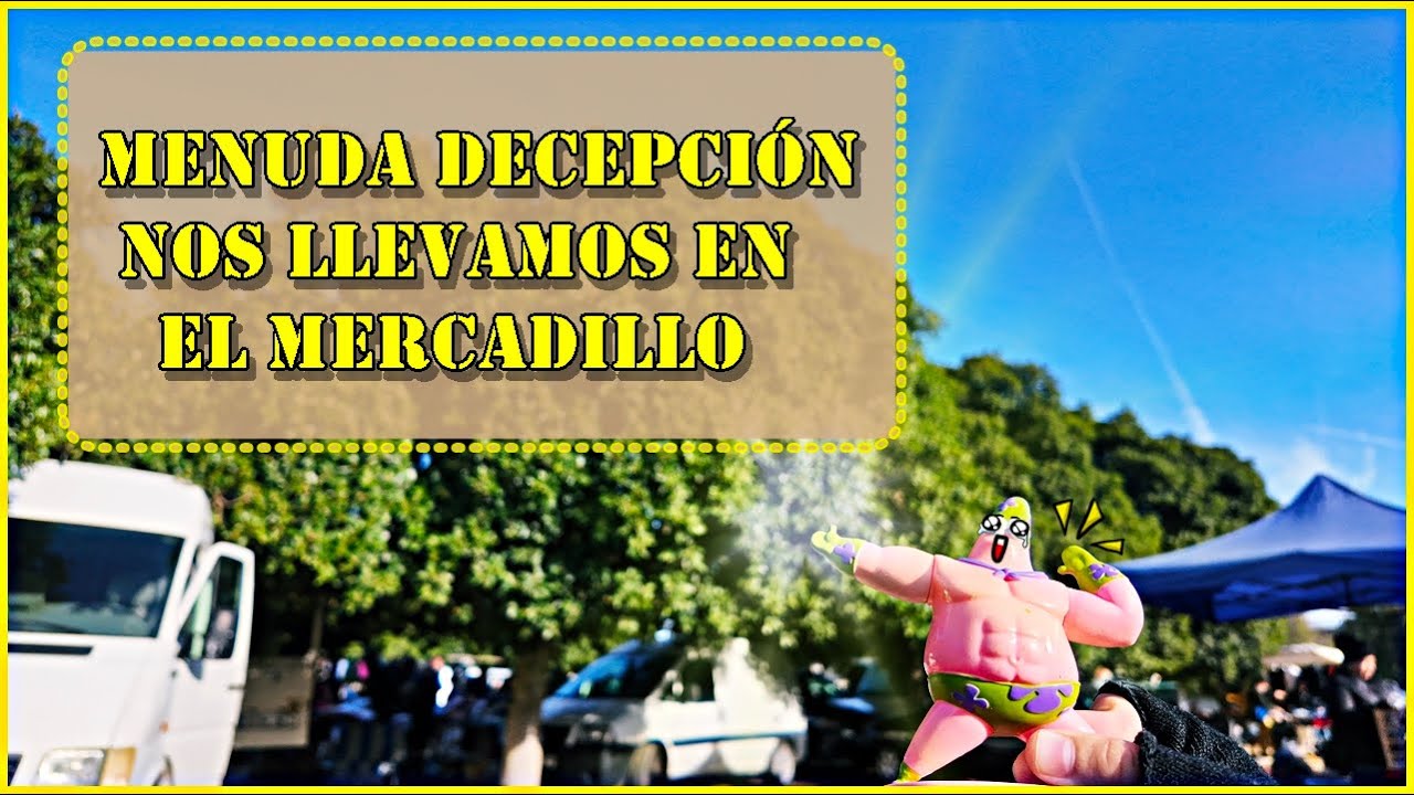 DECEPCIÓN EN EL MERCADILLO
