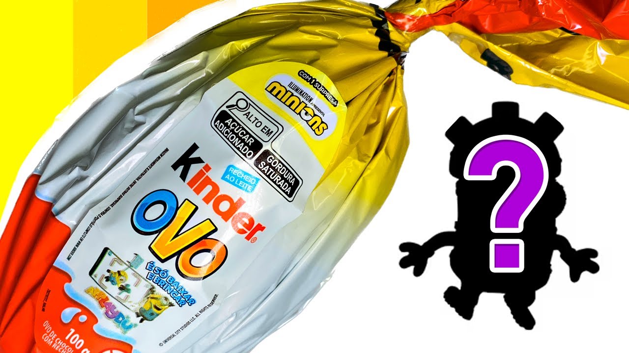 Ovo de Páscoa Kinder Ovo Minions 2024