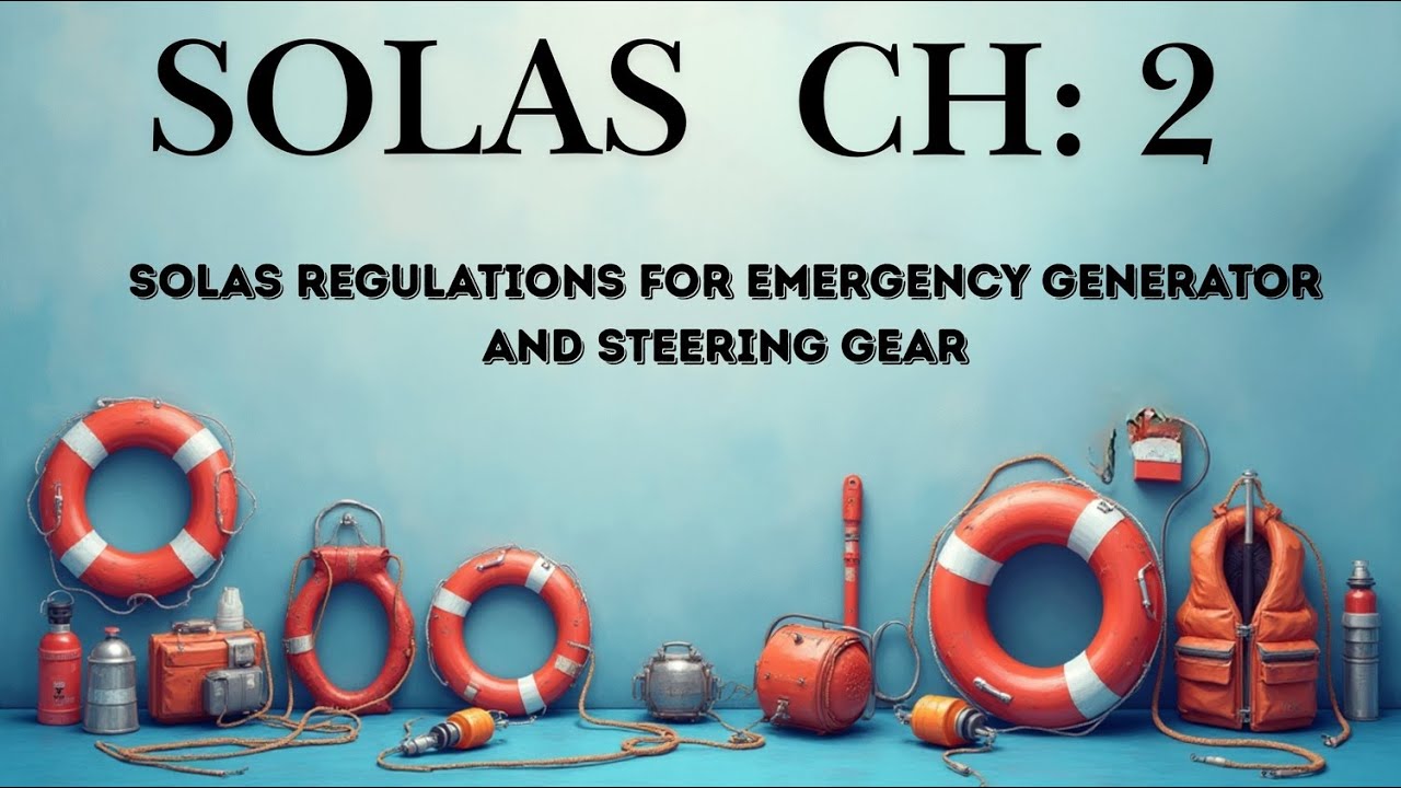 SOLAS Regulation for ship safety (PART-1) - ENGLISH || Inside SOLAS