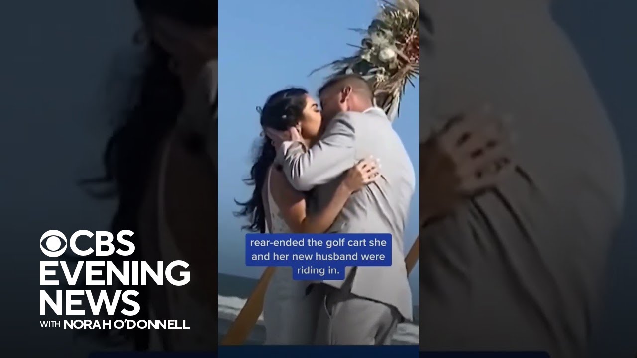 Vigil held to honor bride killed in deadly crash on her wedding night in South Carolina #shorts