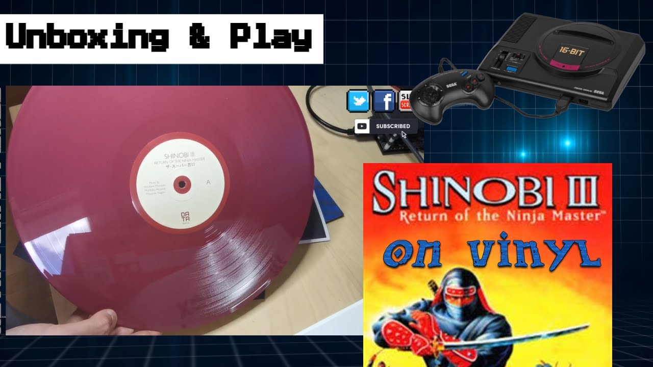Shinobi III OST on Vinyl