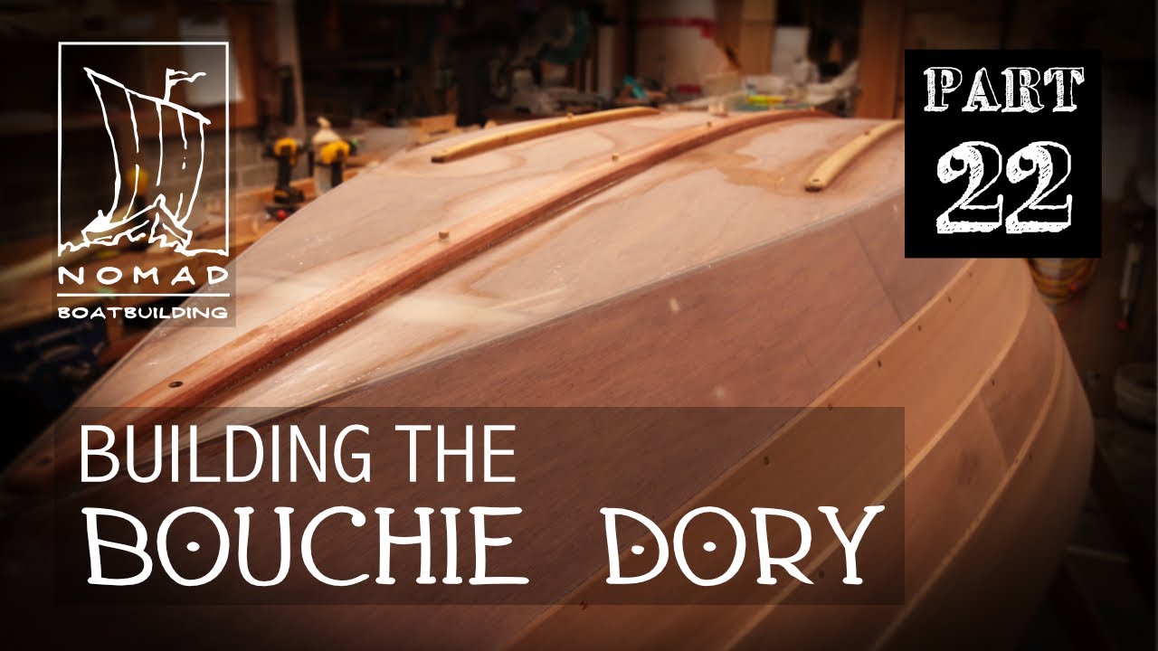 Сборка лодки Bouchie Dory, часть 22 — Установка заземляющих башмаков