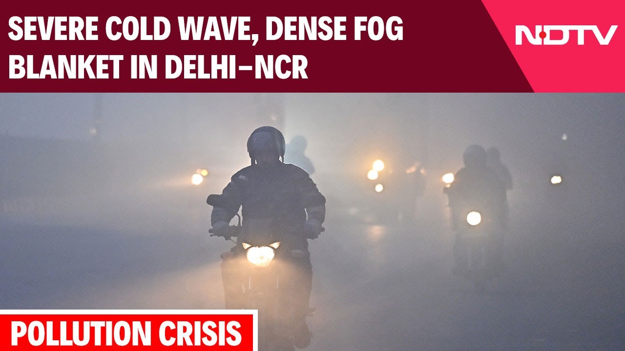 Delhi Pollution | Severe Cold Wave, Dense Fog Blanket In Delhi-NCR