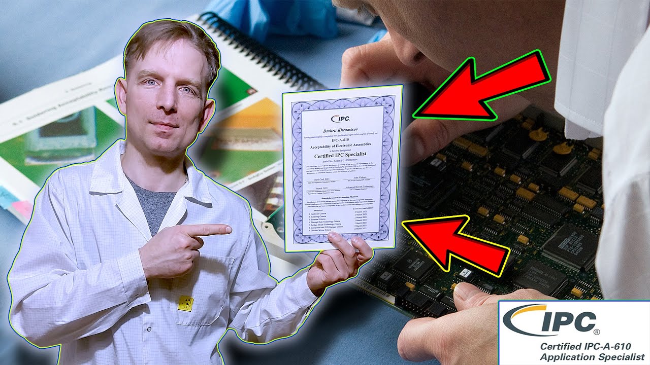 Как получить Сертификат IPC-A-610 для производства электроники?