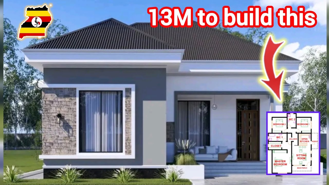 12.7M amount needed to build this three simple bedroom house in Uganda 2025 🤔🤔