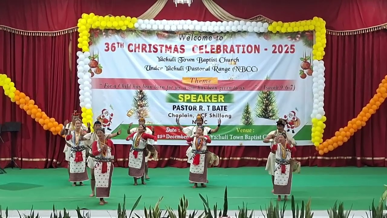 Passa Sector, YTBC - Mixed Nyishi Group Dance Performance on 36th Christmas Celebration 2025