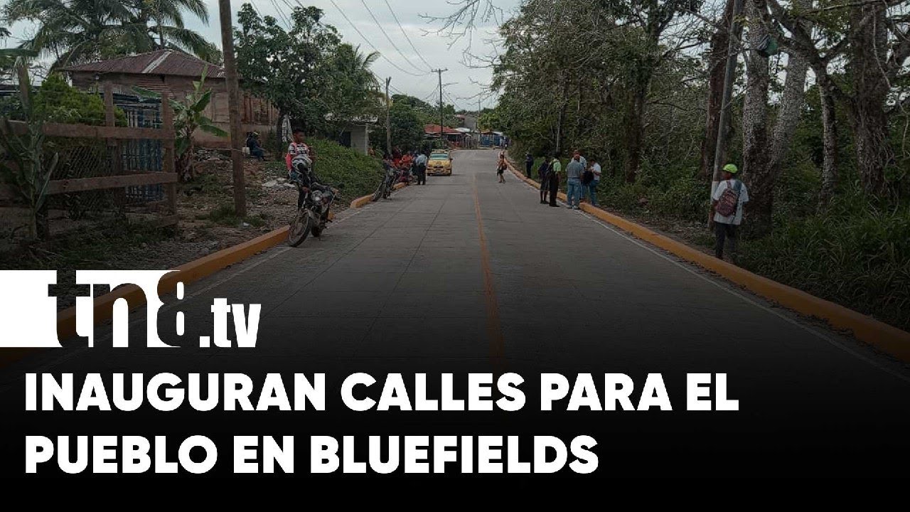 Bluefields tiene tres nuevas calles de concreto hidráulico - Nicaragua