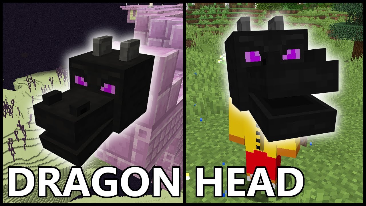 How To Get DRAGON HEAD In MINECRAFT