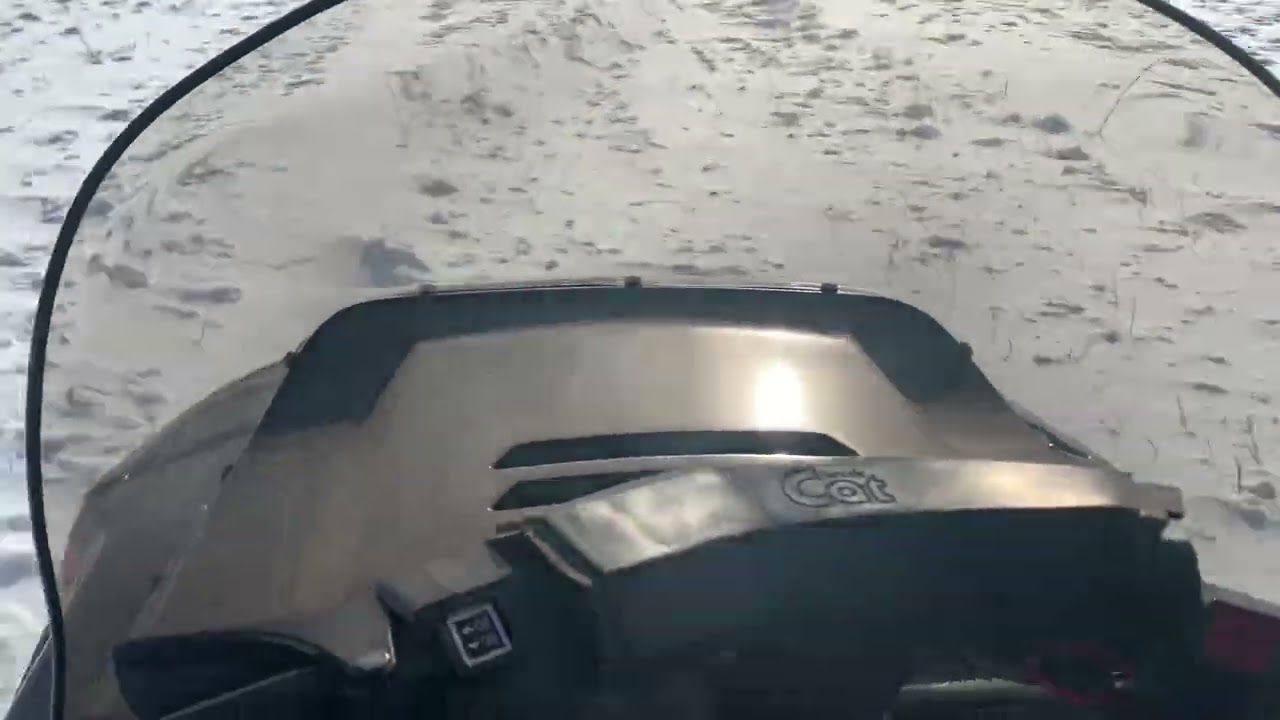 1986 Arctic cat cougar 500 FC speed run
