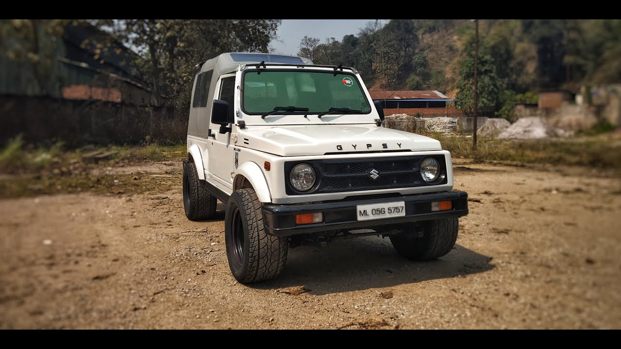 Maruti Gypsy Modified || Maruti Gypsy Negative Rims || Wide Tyres || Music System || LED Lights ||