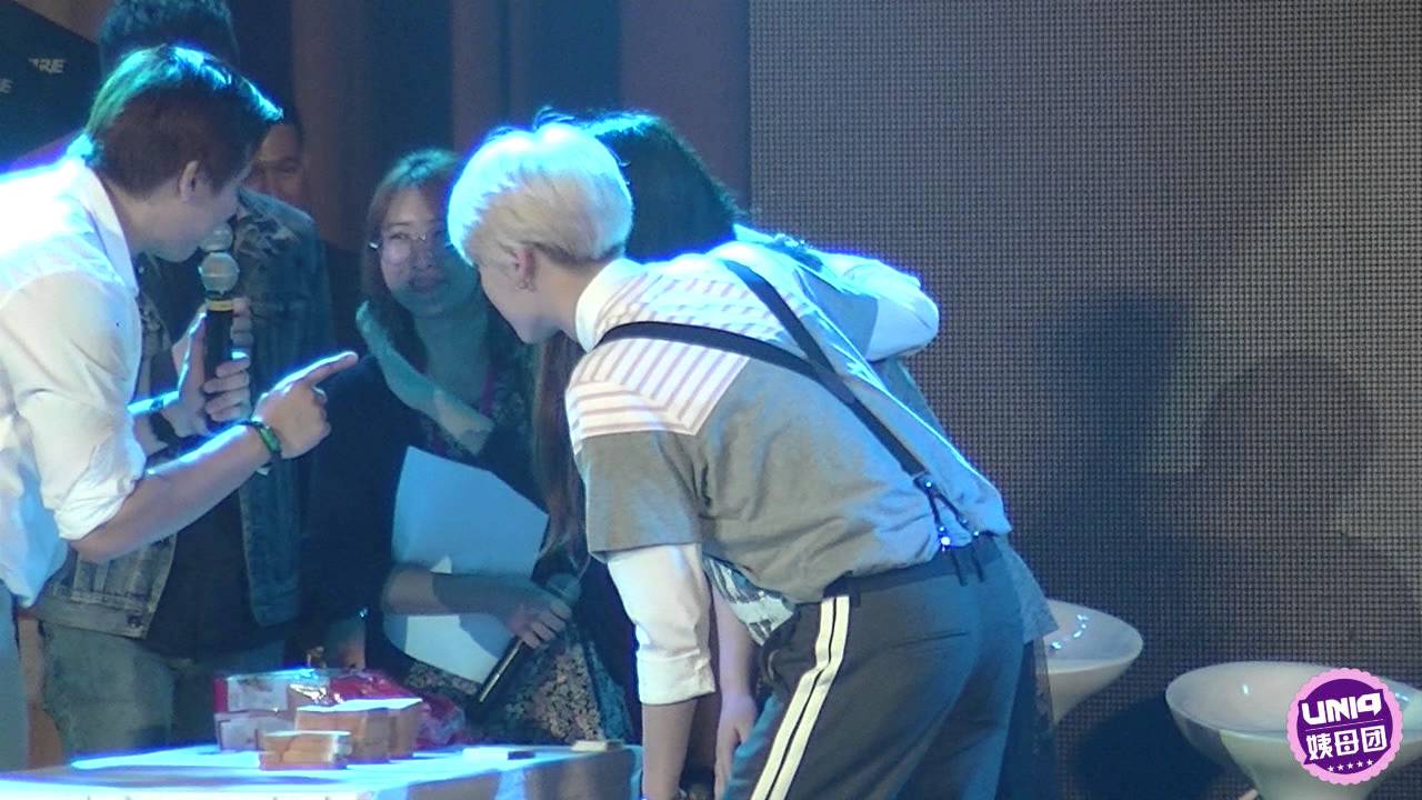 [FANCAM]【UNIQ姨母团】150307 UNIQ 1st fan meeting in Bangkok 夾面包GAME