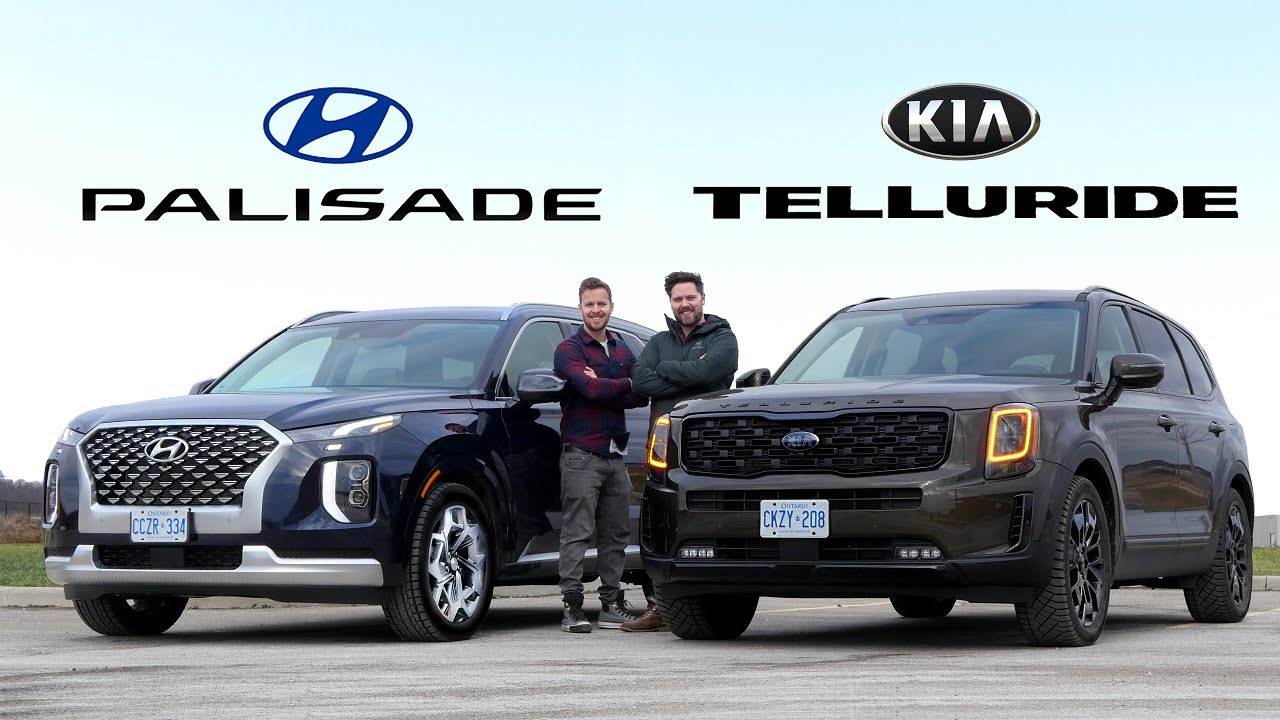 2021 Kia Telluride vs Hyundai Palisade // Battle Of The Affordable Luxury SUVs