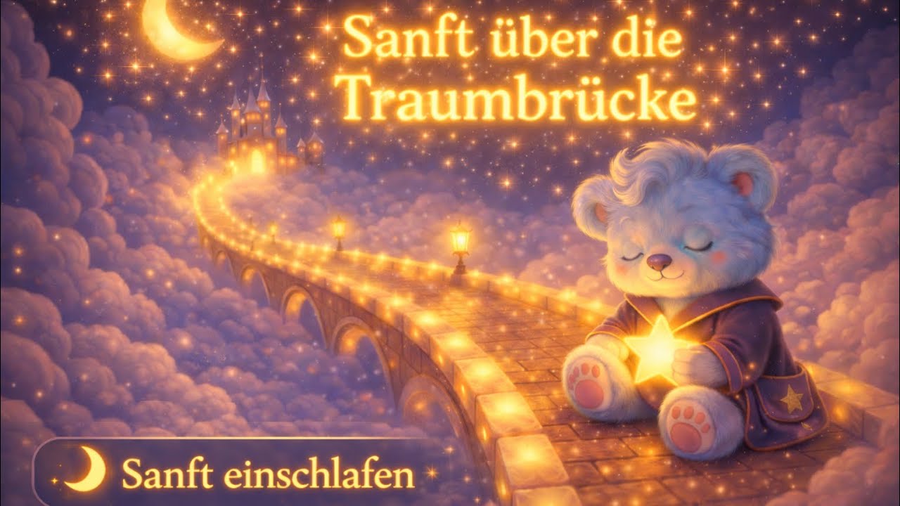 Sanft über die Traumbrücke 🌙 Einschlafmusik für Babys & Kinder | Ruhige Nachtklänge