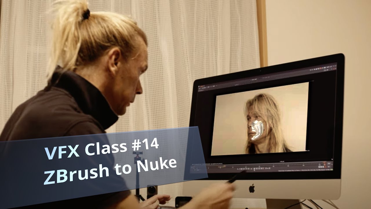 VFX Class #14 - Test ZBrush Sculpt in Nuke
