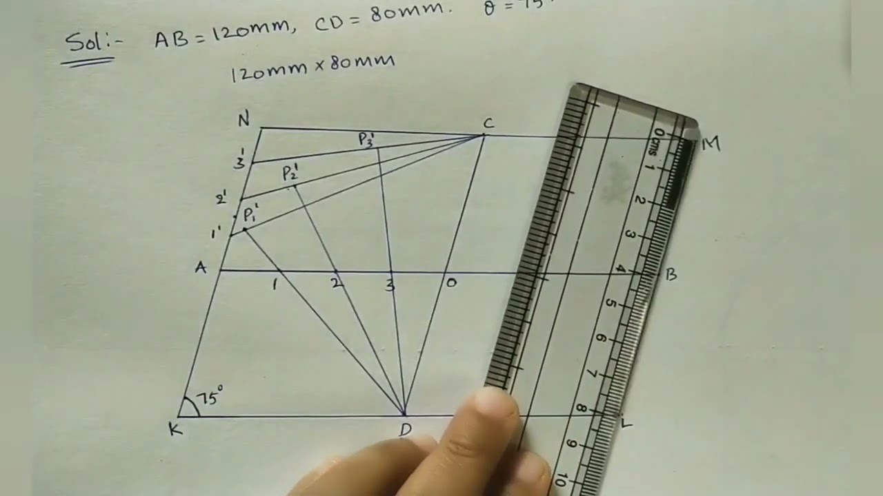 Lab-08) Draw Ellipse -- ii. Parallelogram Method (On X and Y axis)