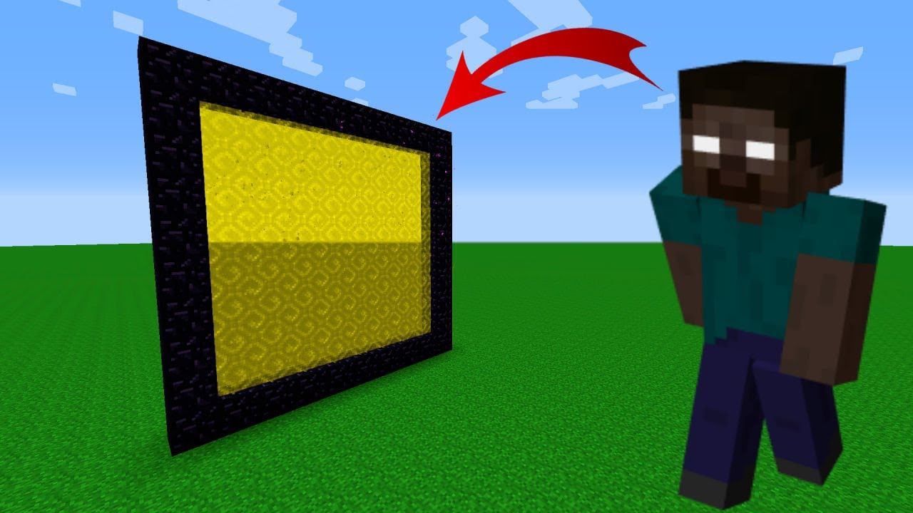 How To Make A Portal To The Herobrine Dimension in Minecraft!